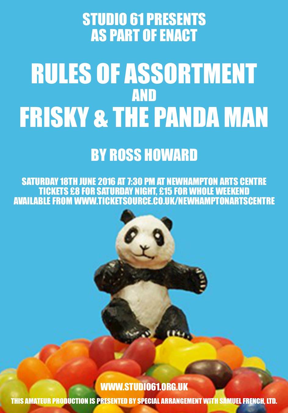 Rules of Assortment and Frisky & the Panda Man (2016)