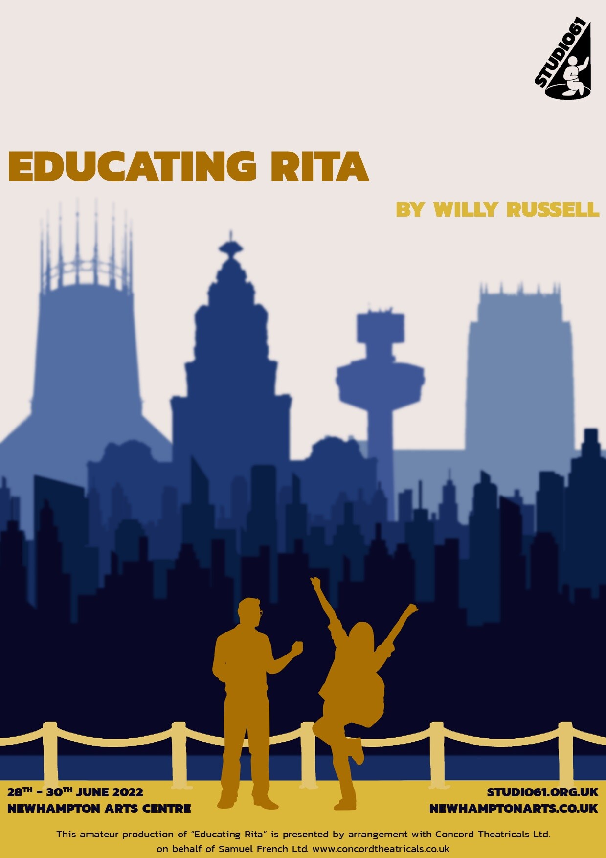 2022 06 Educating Rita Poster